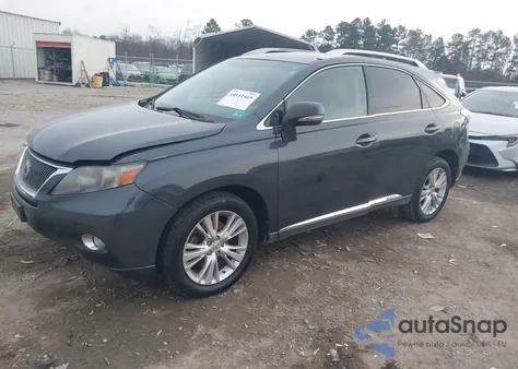 2010 Lexus Rx 450H z USA, uszkodzony, nr VIN JTJBC1BA4A2011792